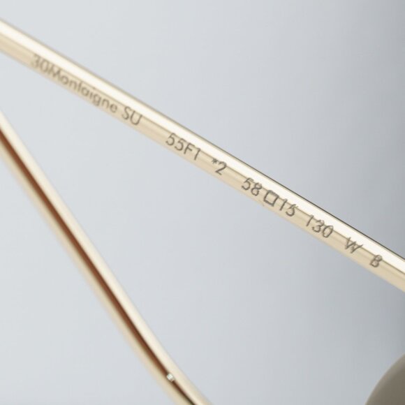 Dior 30MONTAIGNE SU 55F1 Square Sunglasses - Green/Brown